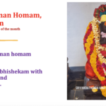 Sat 21st June – Hanuman Homam, Abhishekam
